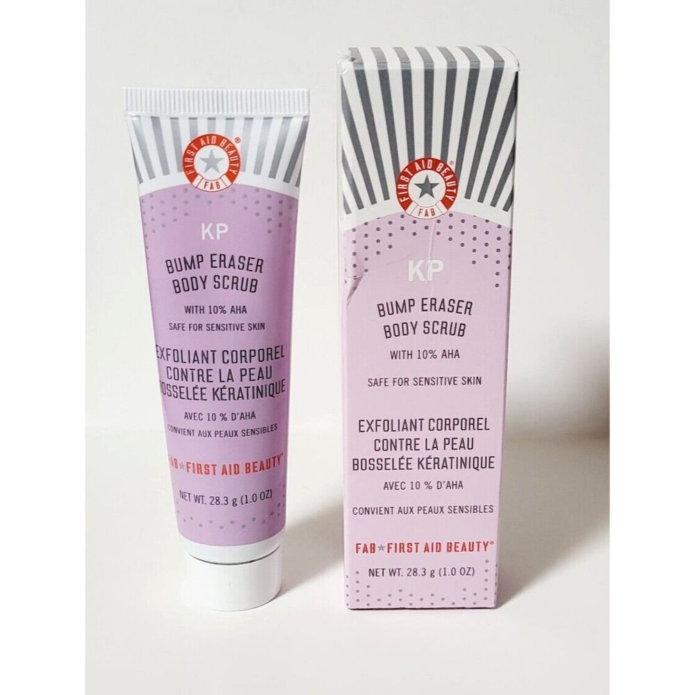 First Aid Beauty KP Bump Eraser Body Scrub 10% AHA For Sensitive Skin 1 oz NIB